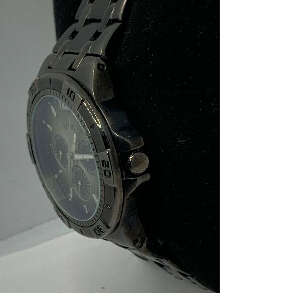 Relic ZR15546 Men Gray Stainless Steel Analog Gray Dial Quartz Wrist Watch JD179 - Picture 3 of 11
